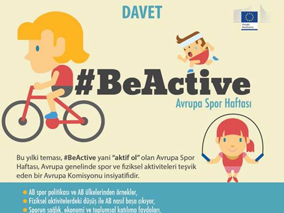 "Be Active" paneli 28 Eylül'de gerçekleştirilecek